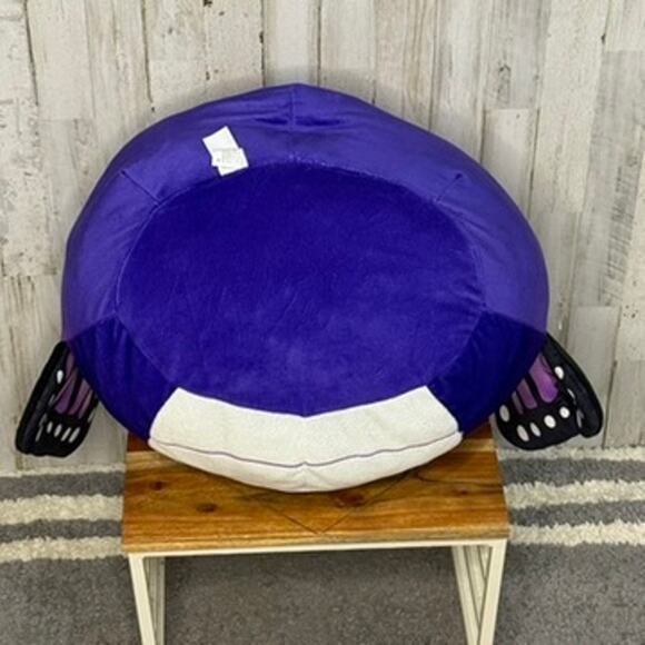 Squishmallows Rida the Purple Butterfly 18" Plush Toy Soft Pillow - Picture 3 of 4